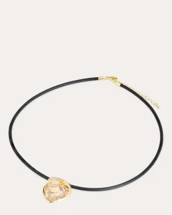 Herz-Collier mit Zirkonia