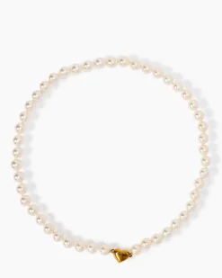 Herz-Collier MK-Perlen 8,0 mm