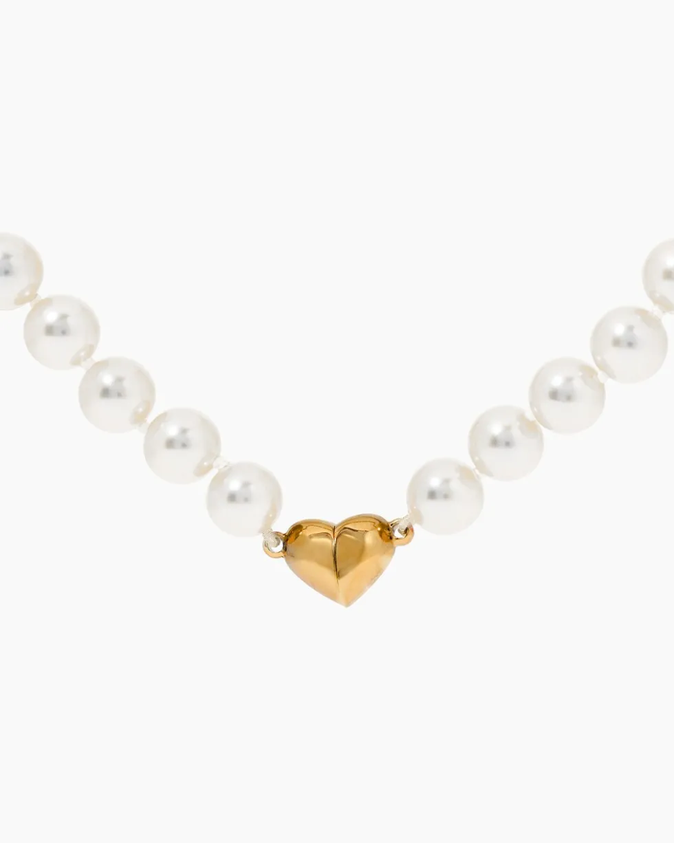 Herz-Collier MK-Perlen 8,0 mm