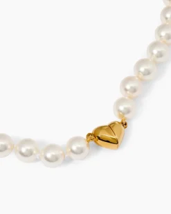 Herz-Collier MK-Perlen 8,0 mm