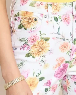 Hose mit Blumendruck