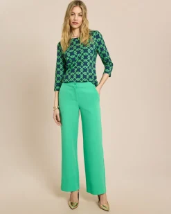 Hose mit weitem Bein und Taschen