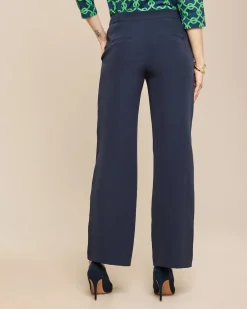 Hose mit weitem Bein und Taschen