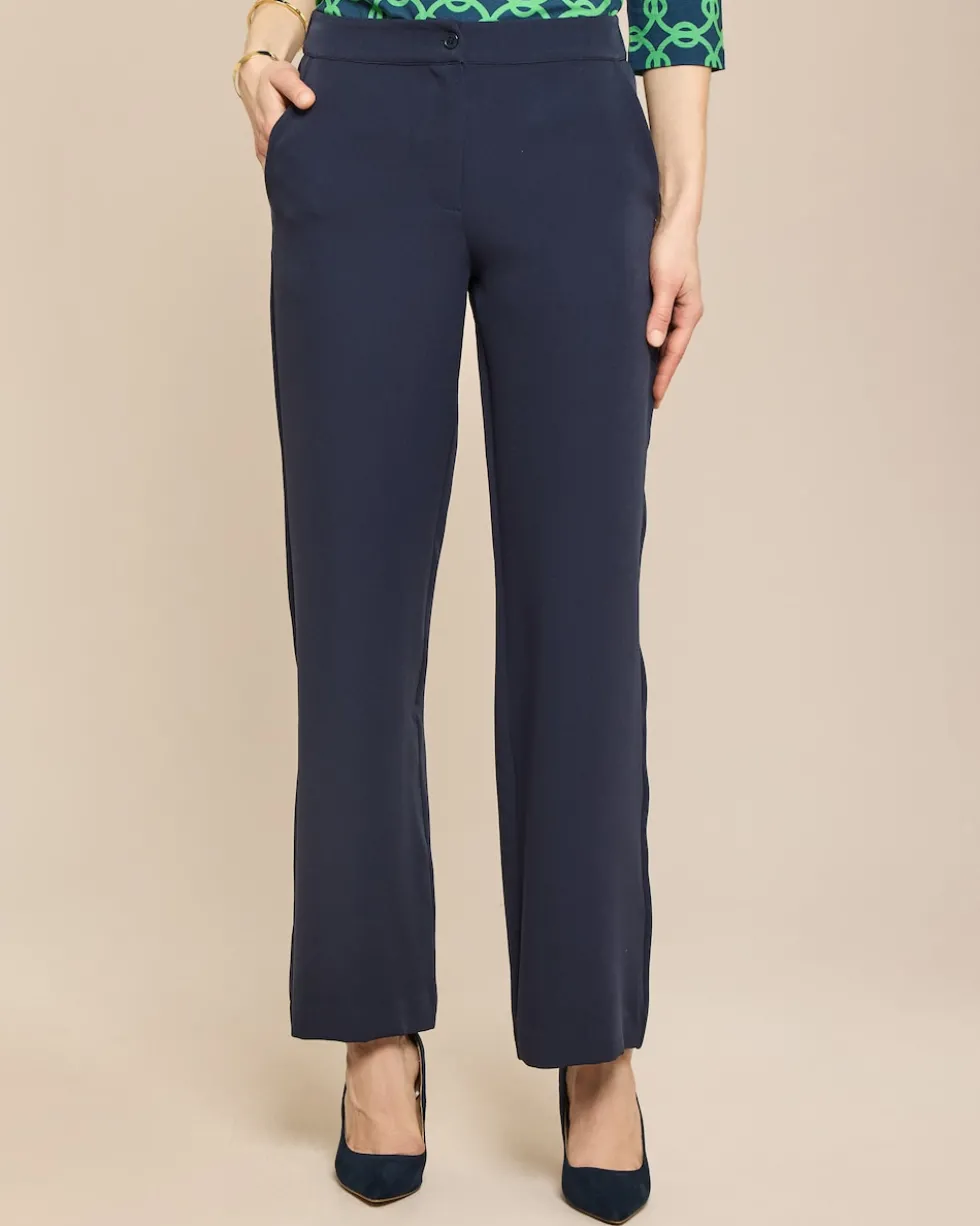 Hose mit weitem Bein und Taschen