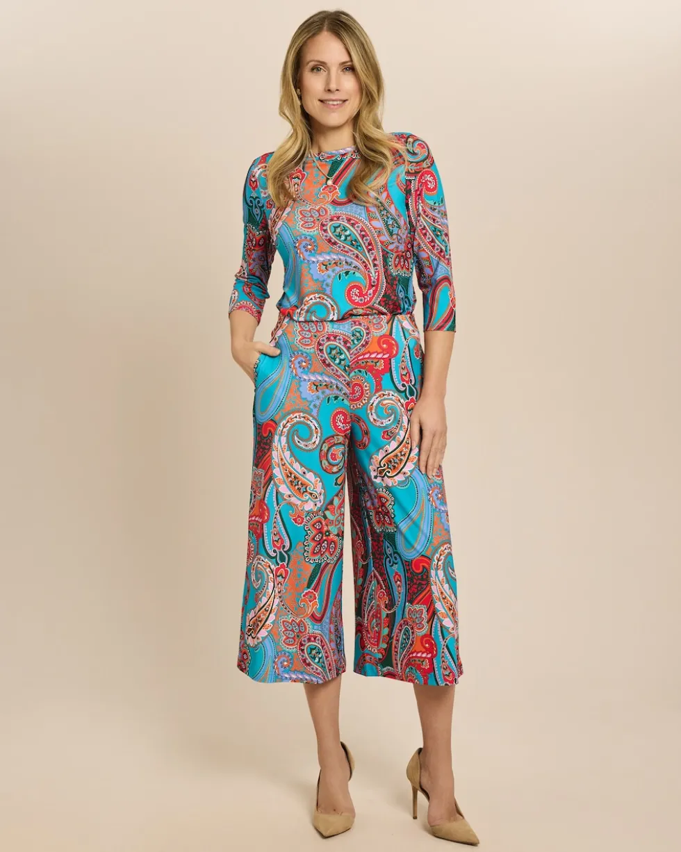 Hosenrock mit Paisley-Druck