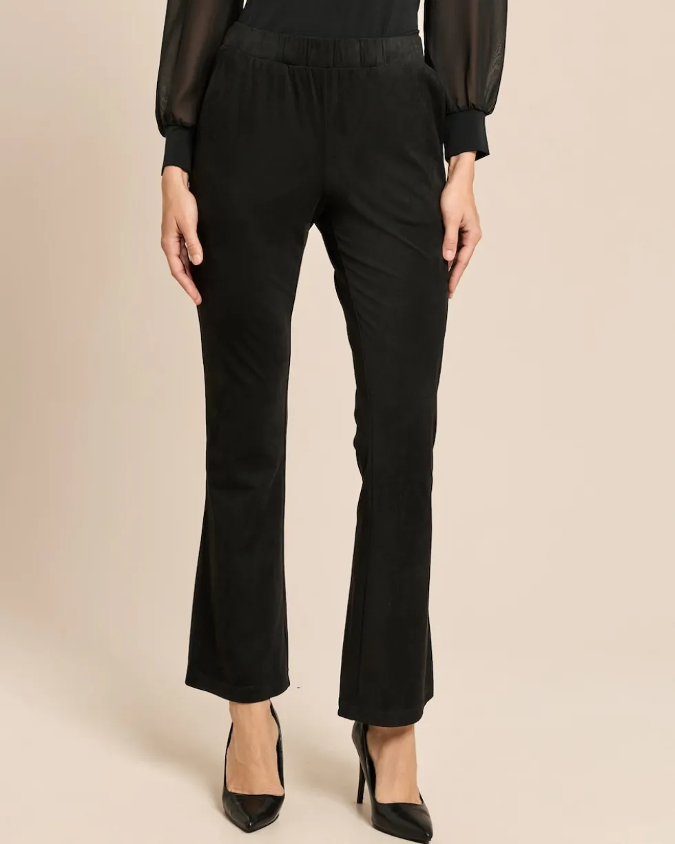 Hose Velourslederimitat