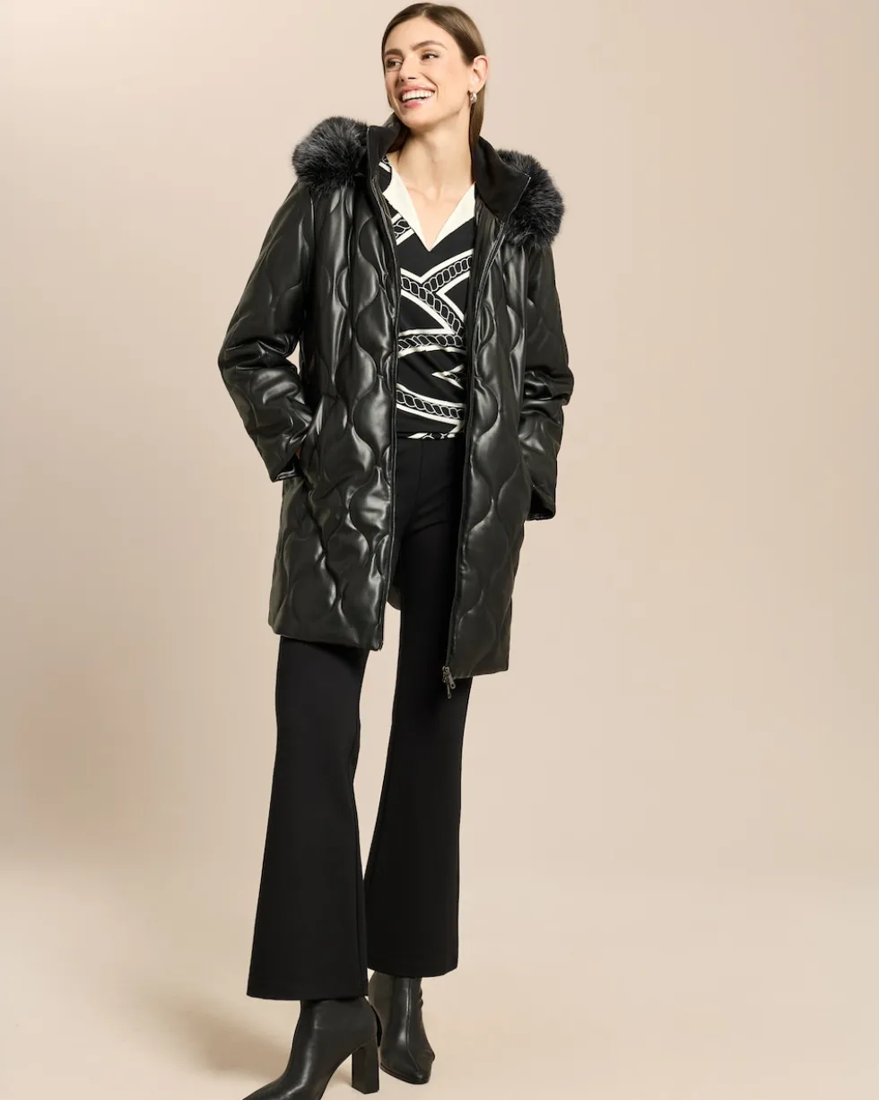 Jacke aus Kunstleder