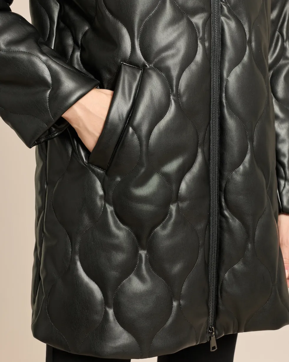 Jacke aus Kunstleder