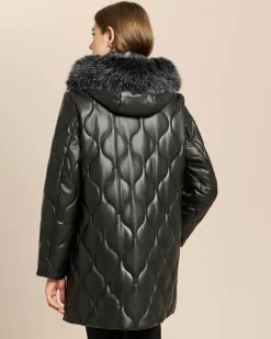 Jacke aus Kunstleder
