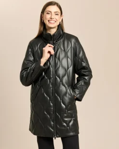 Jacke aus Kunstleder