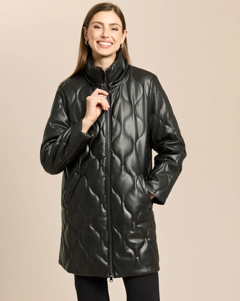 Jacke aus Kunstleder