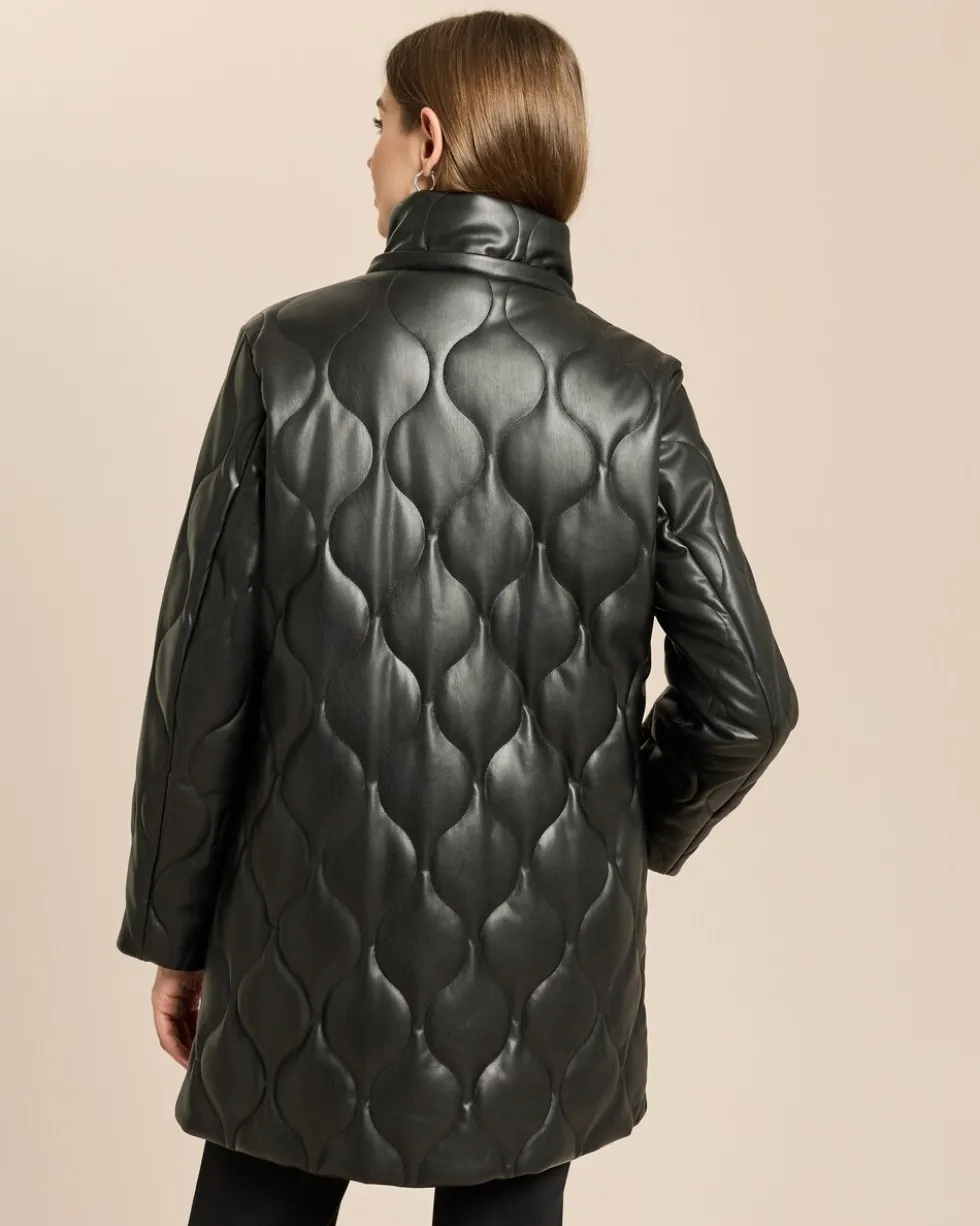 Jacke aus Kunstleder