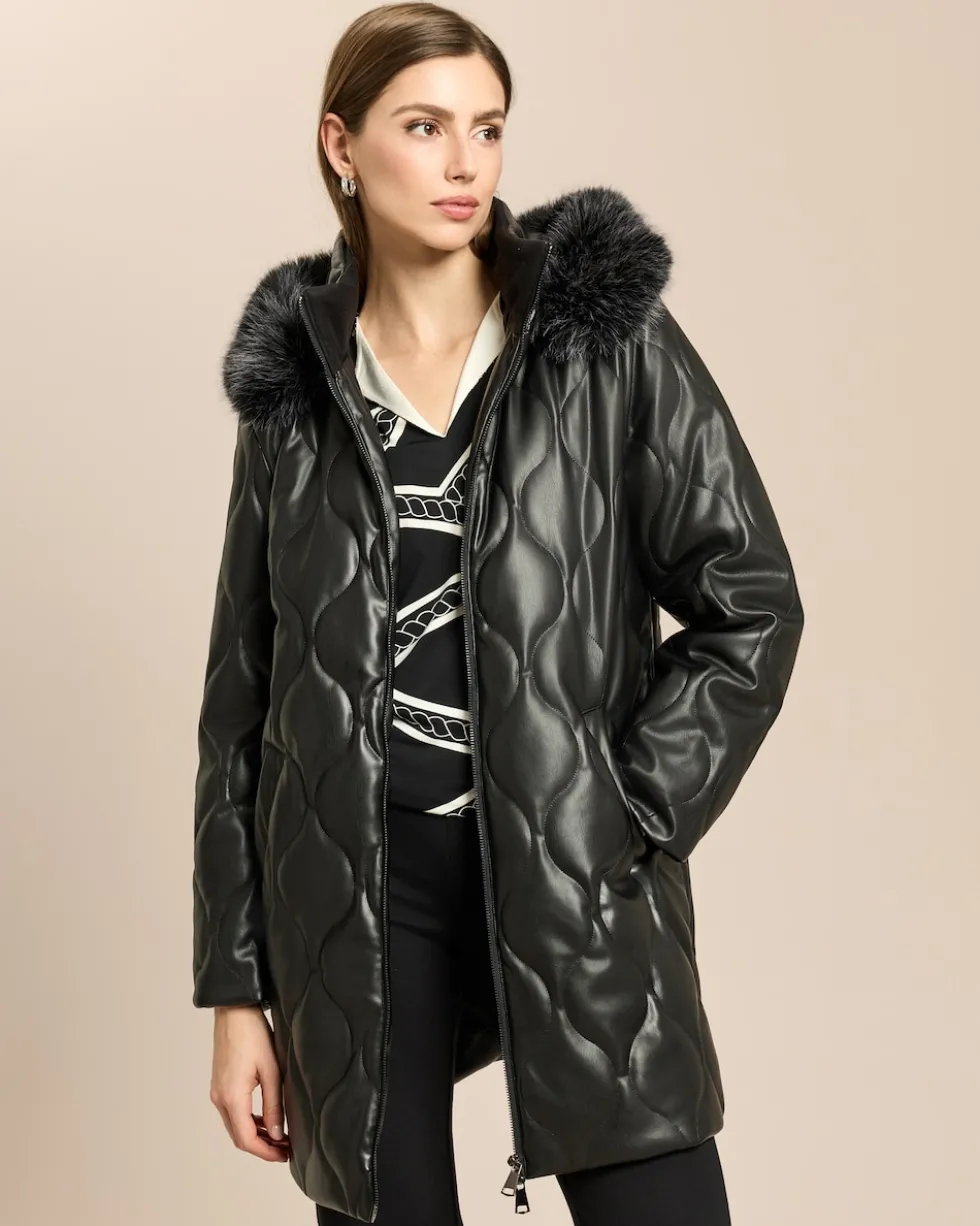 Jacke aus Kunstleder