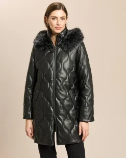Jacke aus Kunstleder