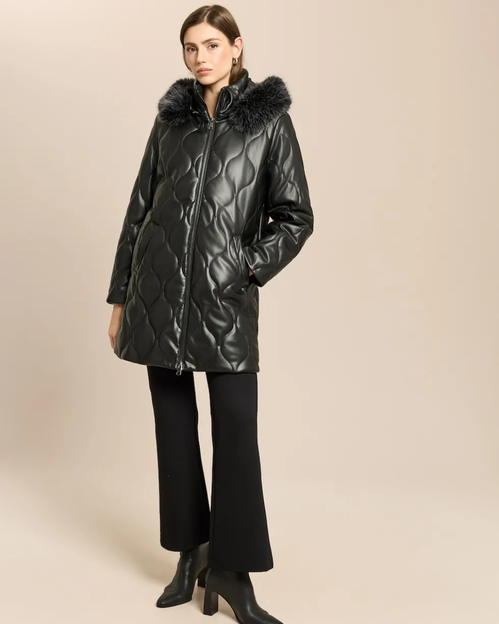 Jacke aus Kunstleder