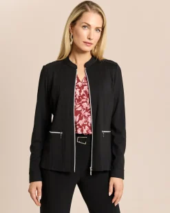 Jacke aus Ponte