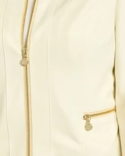 Jacke in Velourleder-Optik