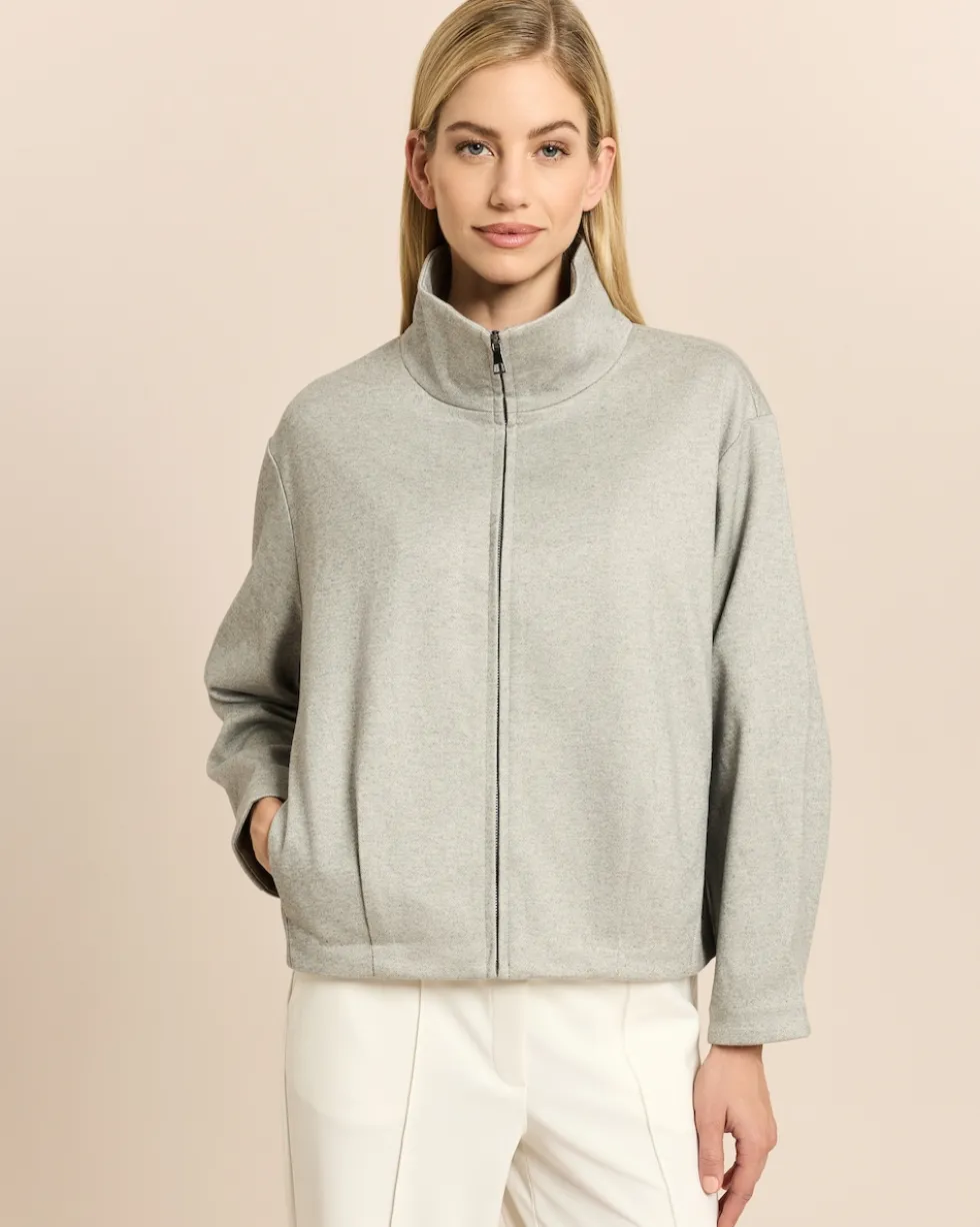 Jacke in Wolloptik