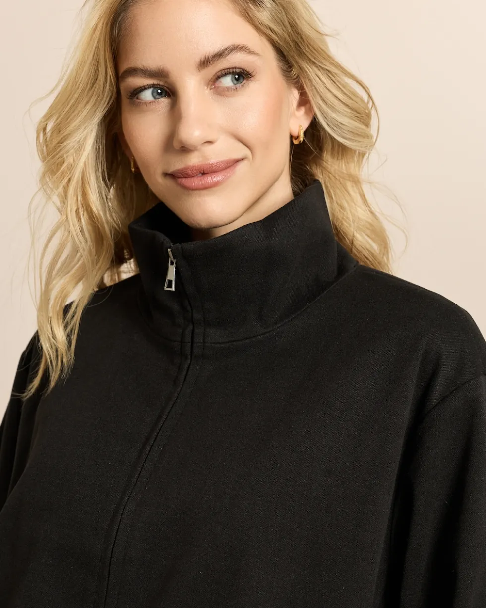 Jacke in Wolloptik
