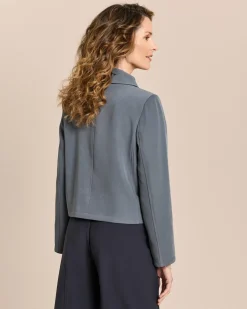 Jacke mit Hakenverschluss
