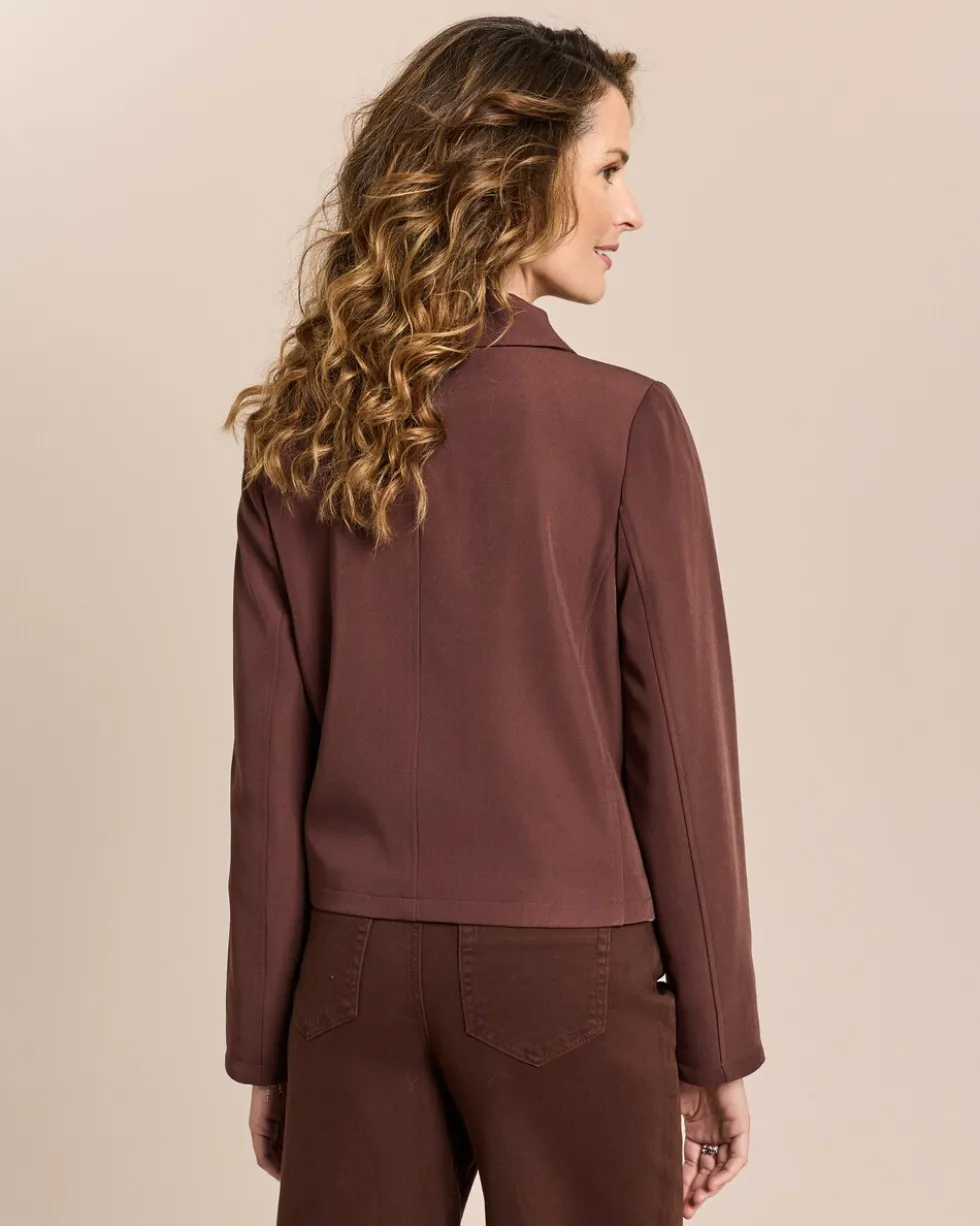 Jacke mit Hakenverschluss