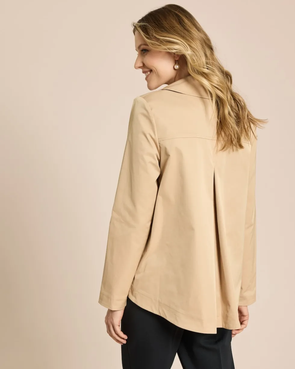 Jacke mit Reverskragen