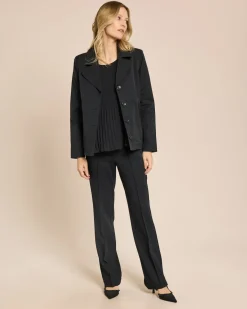 Jacke mit Reverskragen