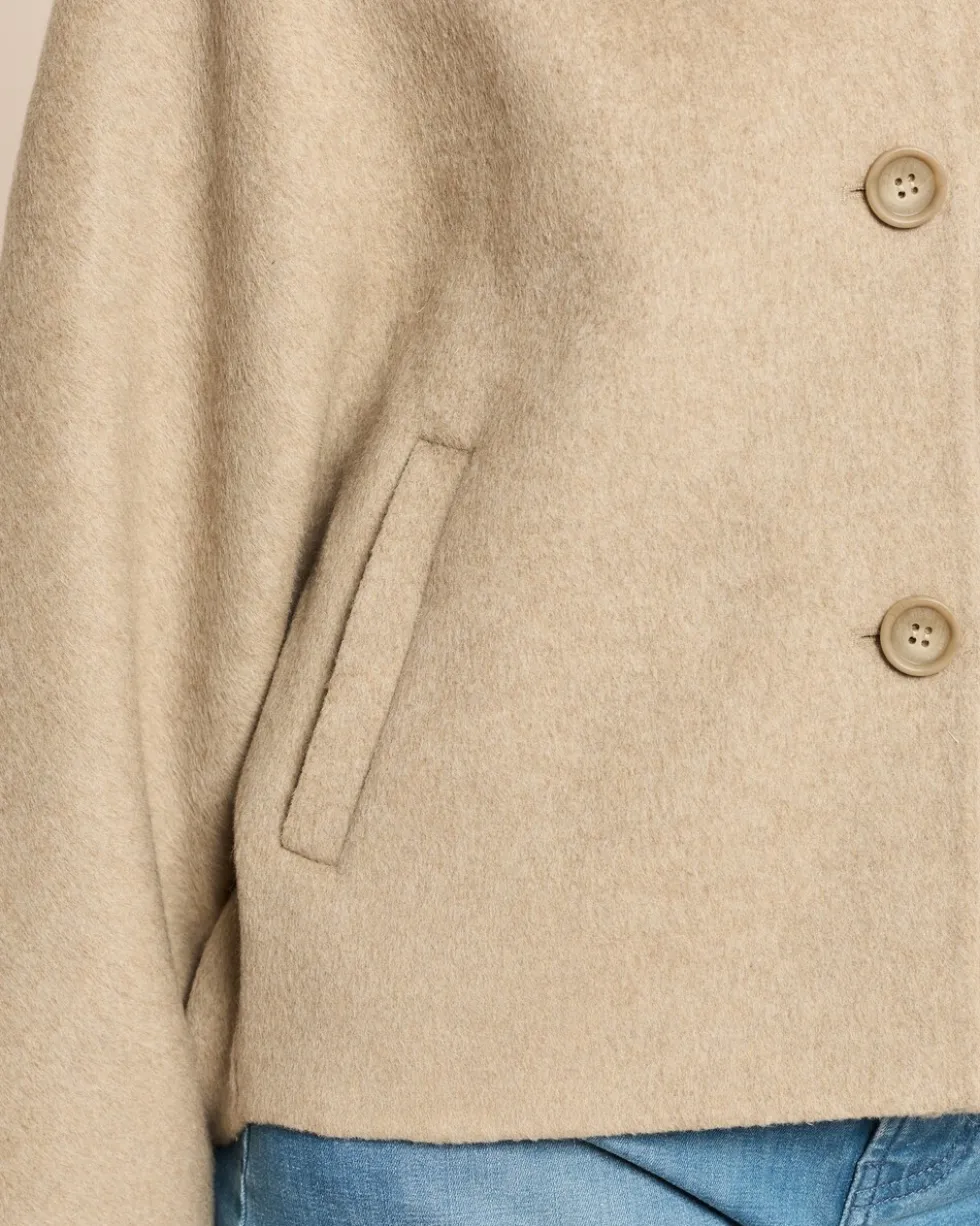 Jacke mit wattierter Kapuze