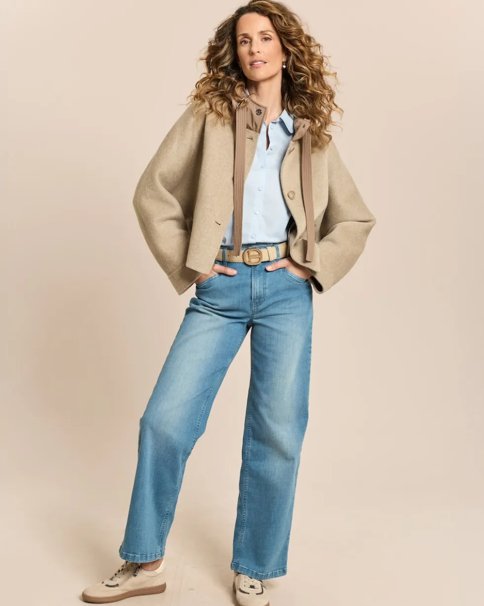 Jacke mit wattierter Kapuze