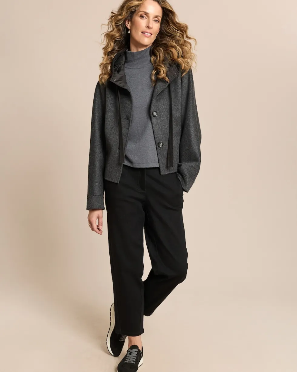 Jacke mit wattierter Kapuze