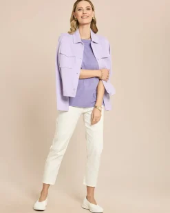 Jacke Ponte di Roma mit aufgesetzten Taschen