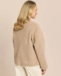 Jacke zum Wenden in Shearling-Optik