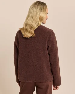 Jacke zum Wenden in Shearling-Optik