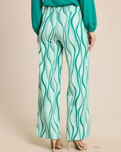 Jacquardhose in grafischem Design