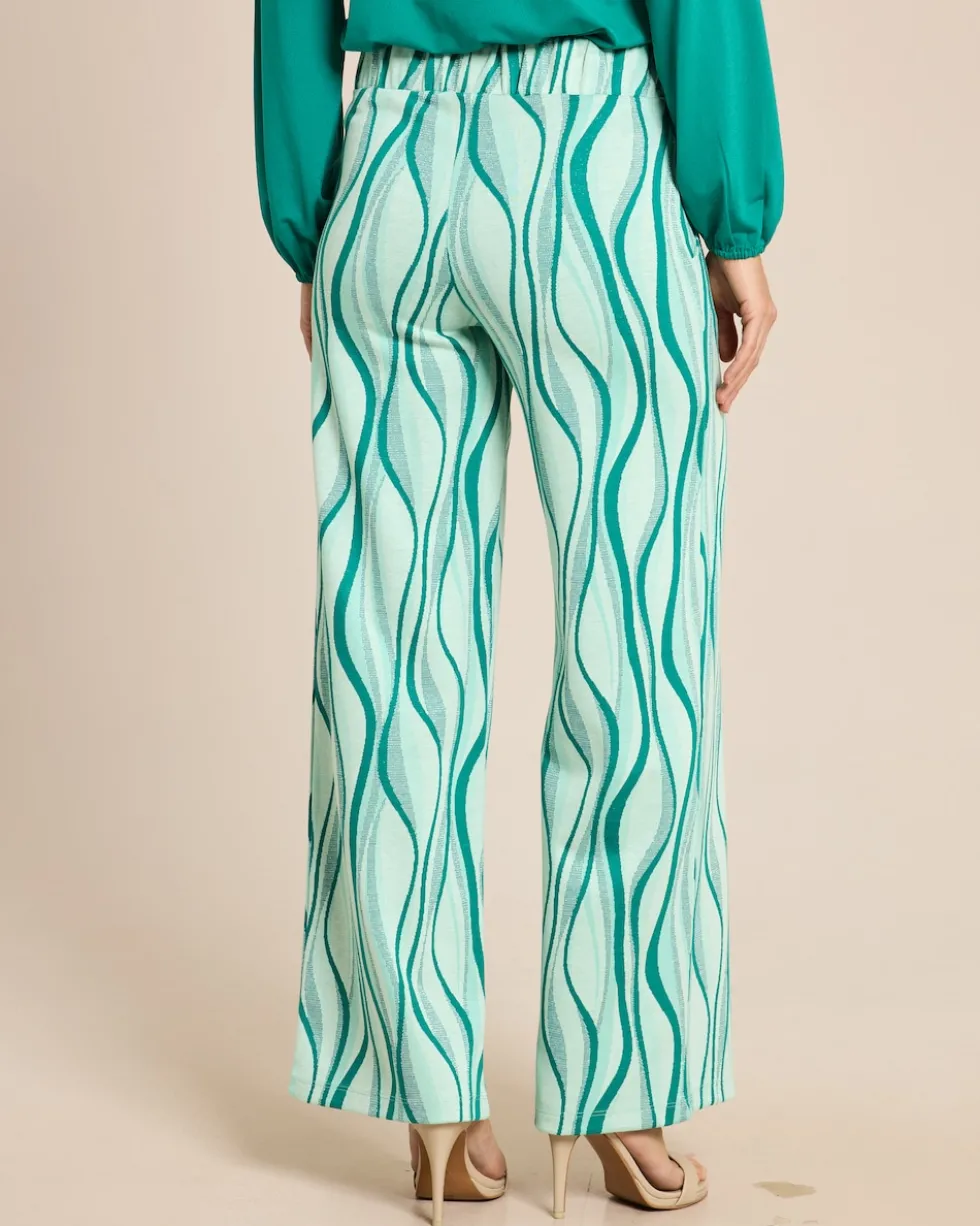 Jacquardhose in grafischem Design