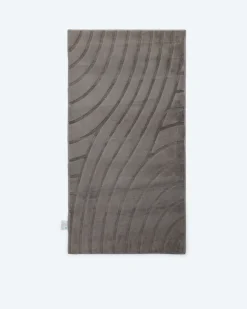 Jacquard-Teppich in Kaninchenfell-Optik