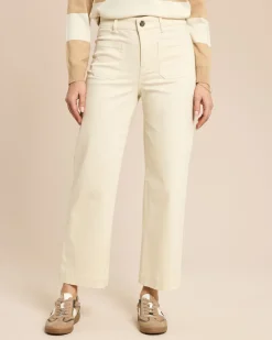 Jeans 7/8 aufgesetzte Taschen