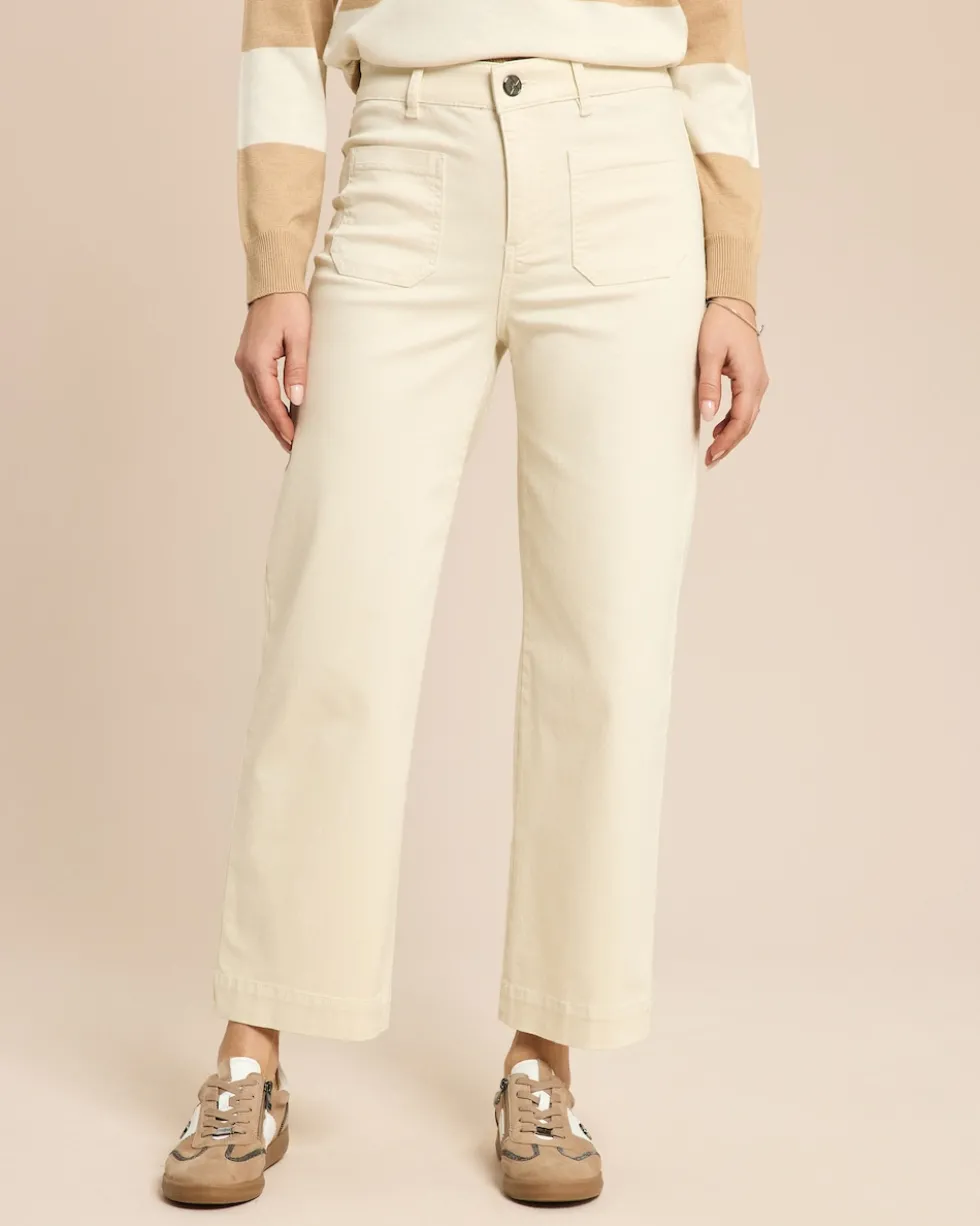 Jeans 7/8 aufgesetzte Taschen