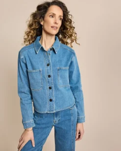 Jeansbluse