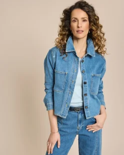 Jeansbluse