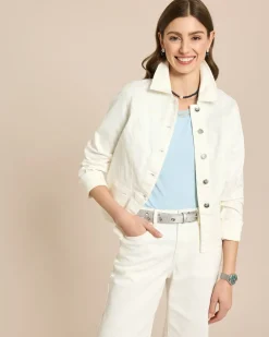 Jeansjacke mit angesetztem Schößchen