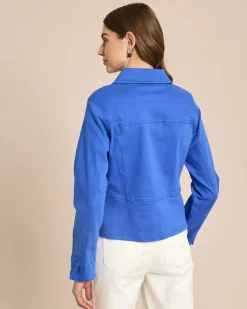 Jeansjacke mit angesetztem Schößchen