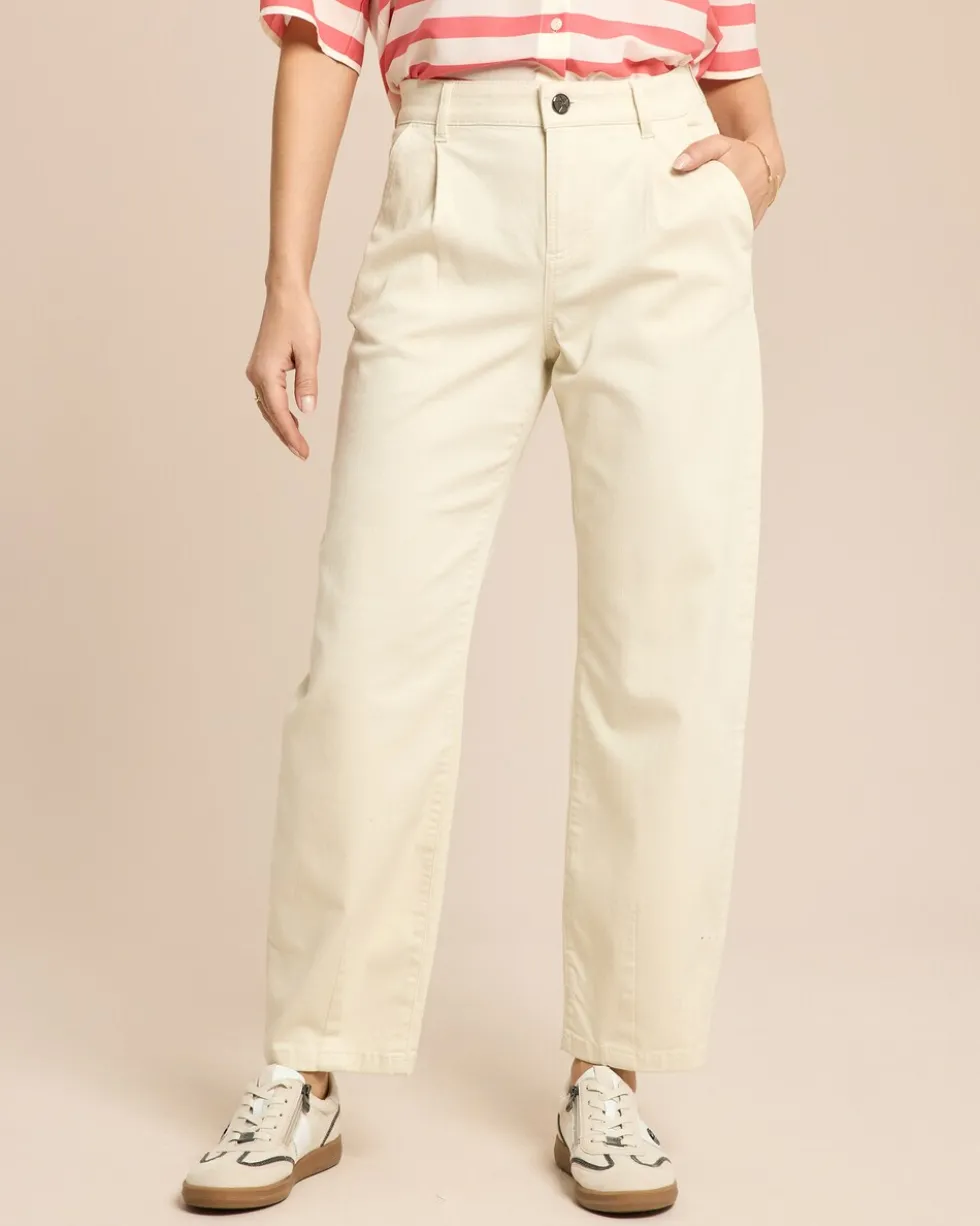 Jeans mit Kontrastdetails
