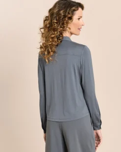 Jersey-Bluse