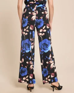 Jerseyhose mit modischem Rosendruck