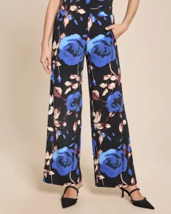 Jerseyhose mit modischem Rosendruck