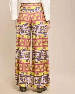 Jersey Hose mit weitem Bein