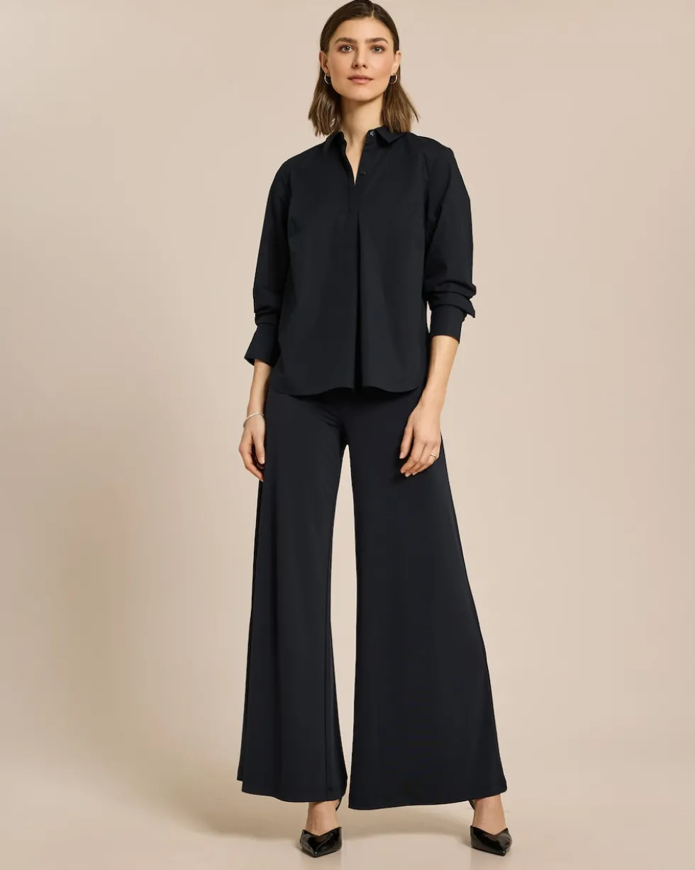 Jersey Hose mit weitem Bein