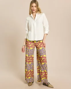 Jersey Hose mit weitem Bein