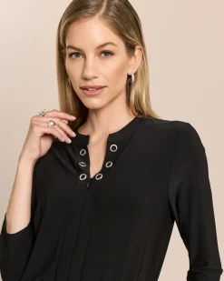 Jumpsuit mit Ösen-Dekoration